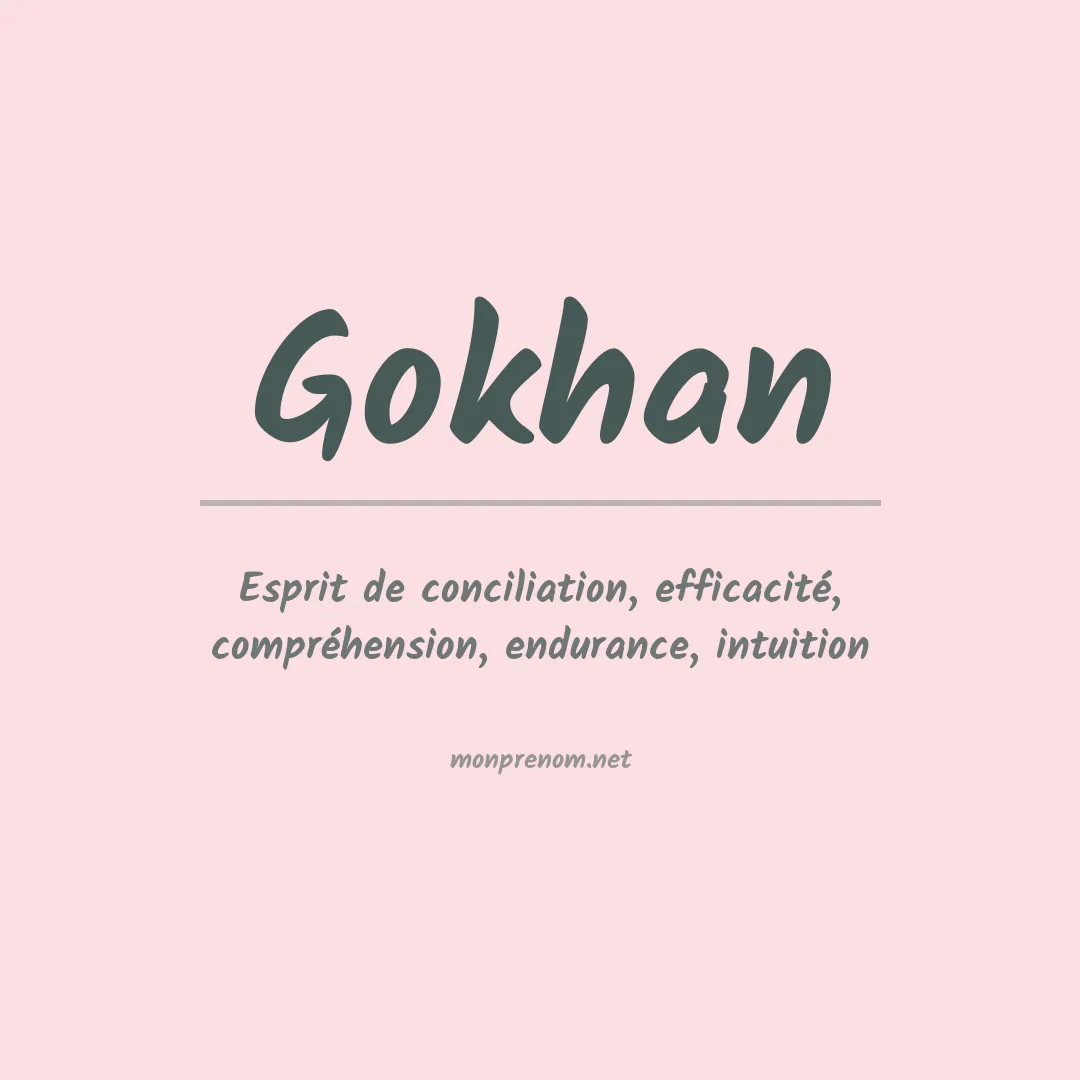 Prénom Gokhan