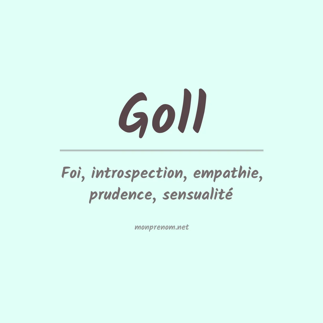 Prénom Goll