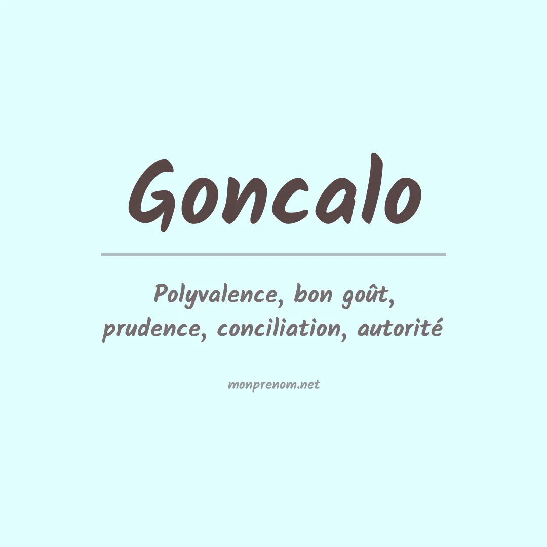 Prénom Goncalo