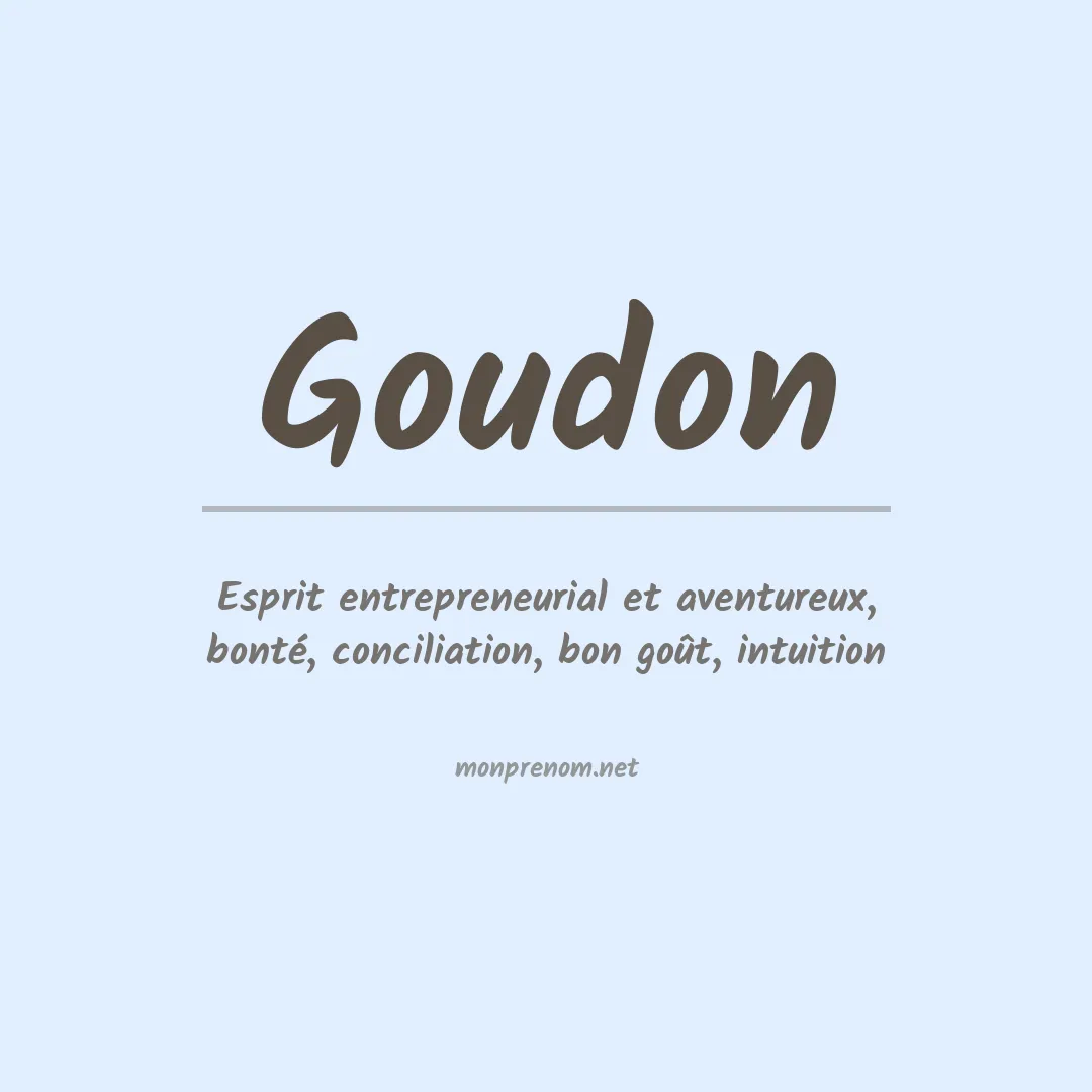 Signification du prénom Goudon
