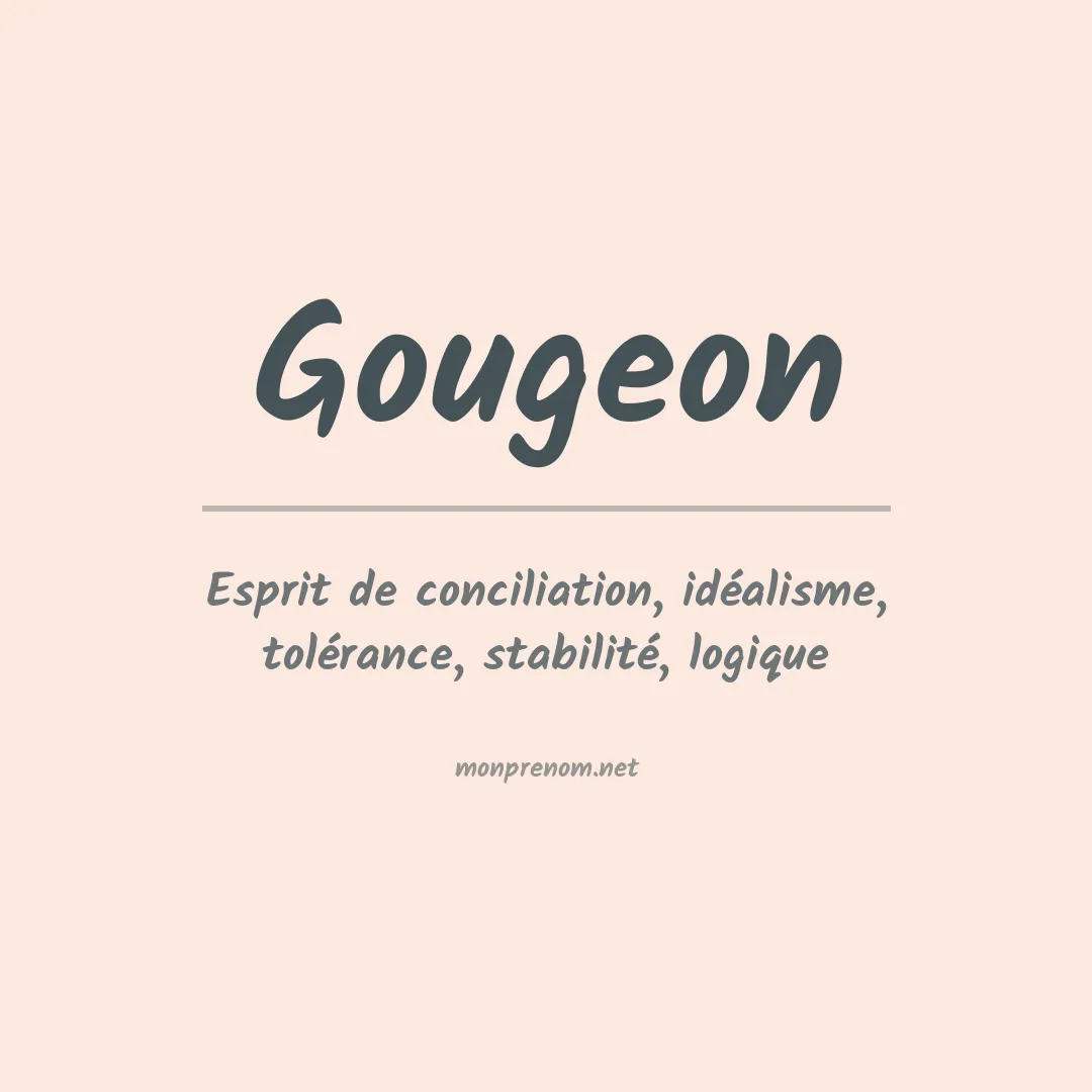 Prénom Gougeon