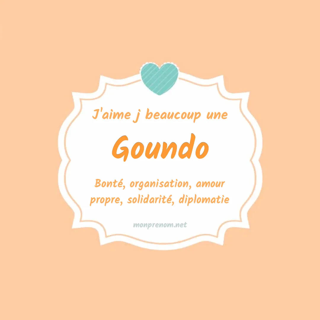 J'aime beaucoup Goundo
