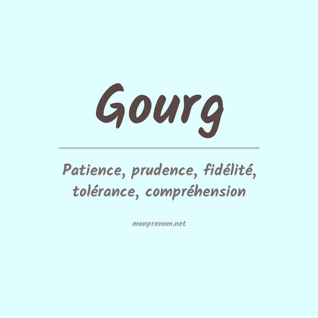 Signification du prénom Gourg