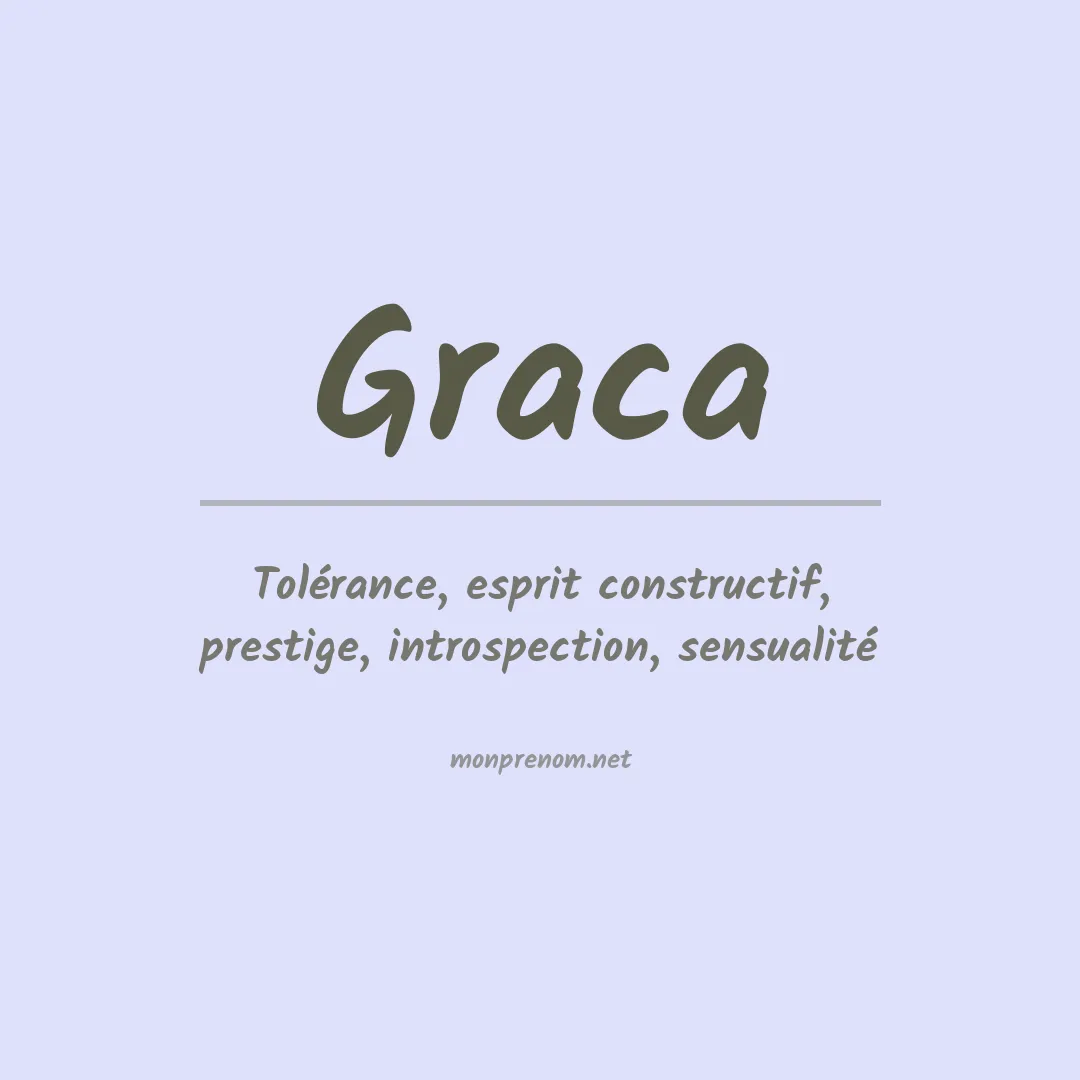 Prénom Graca