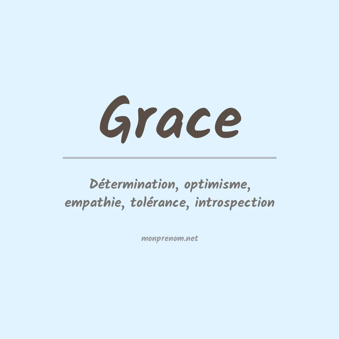 Prénom Grace