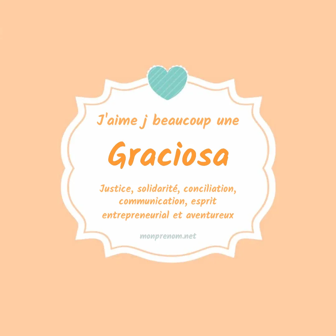 J'aime beaucoup Graciosa