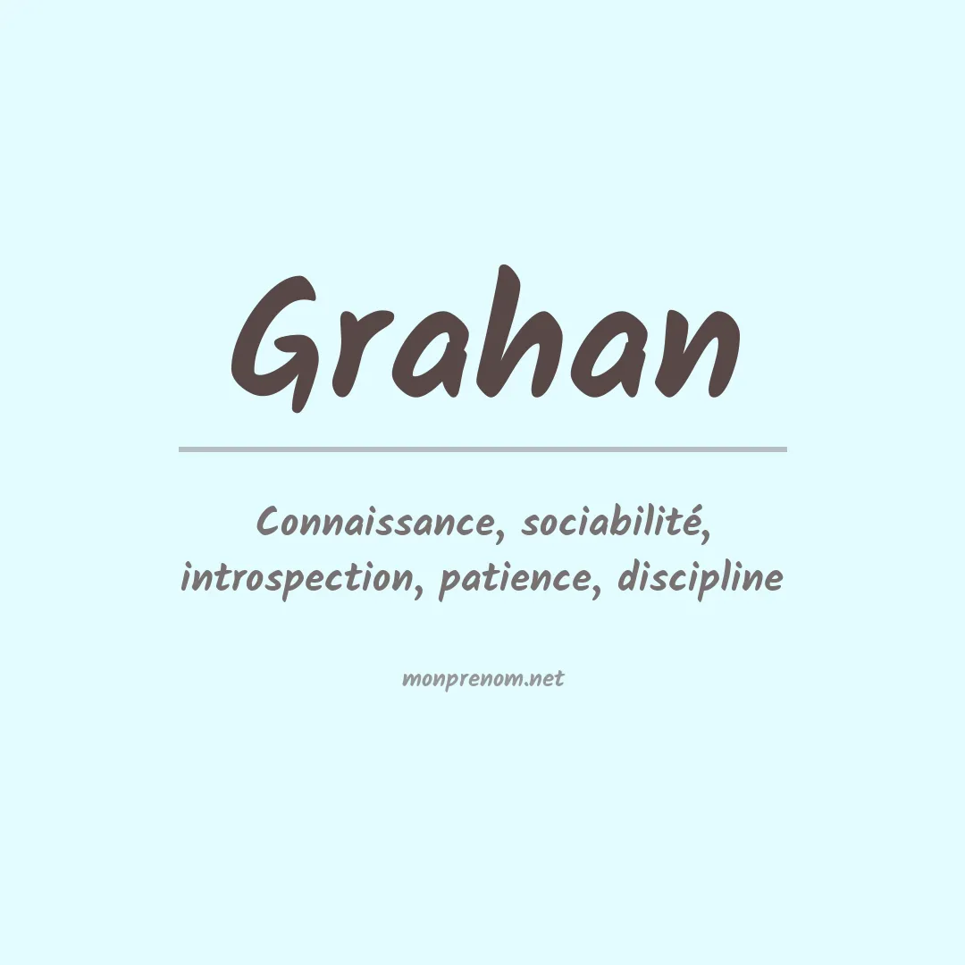 Signification du prénom Grahan