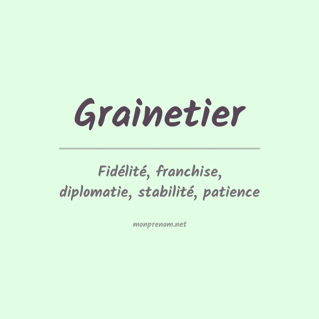 Prénom Grainetier
