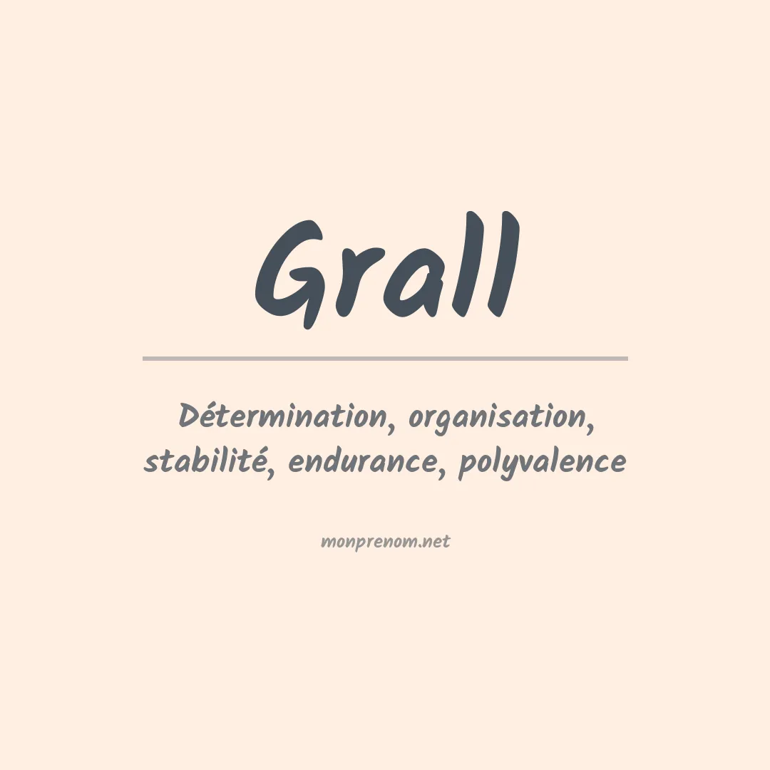 Prénom Grall