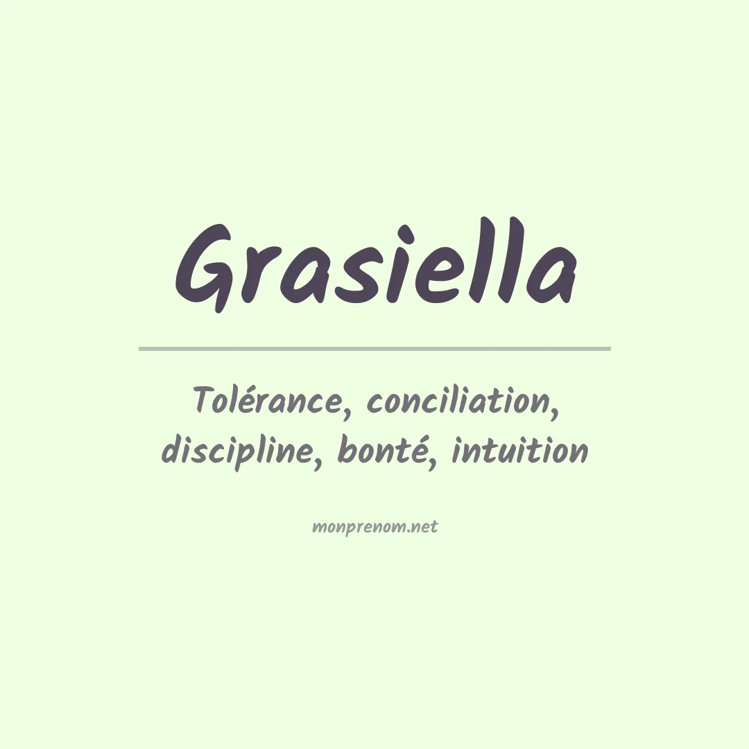 Prénom Grasiella