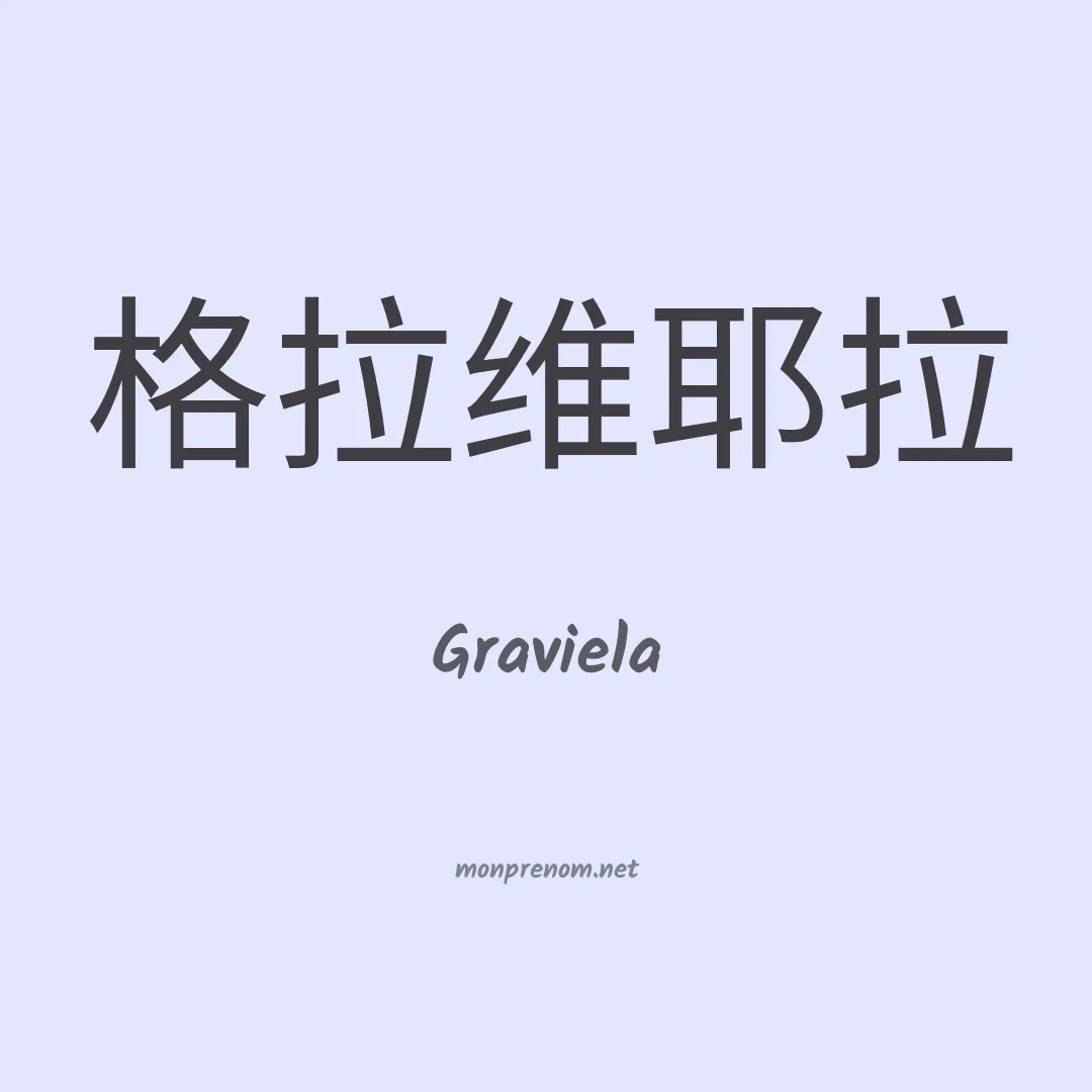 Graviela en chinois