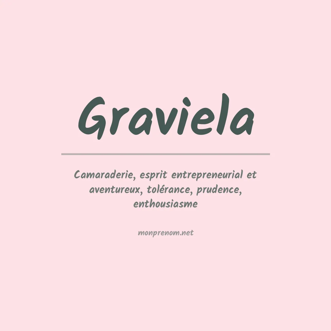 Signification du prénom Graviela