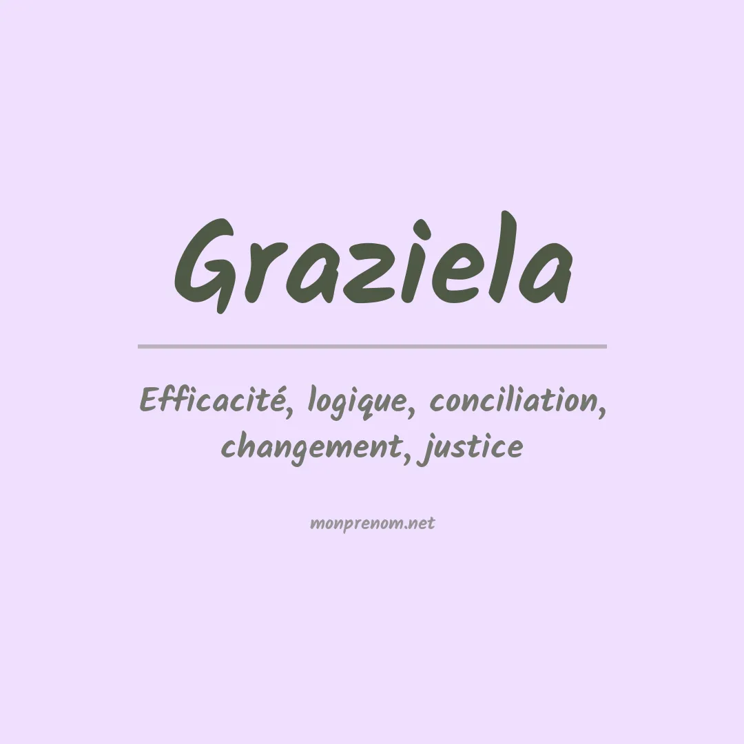 Prénom Graziela