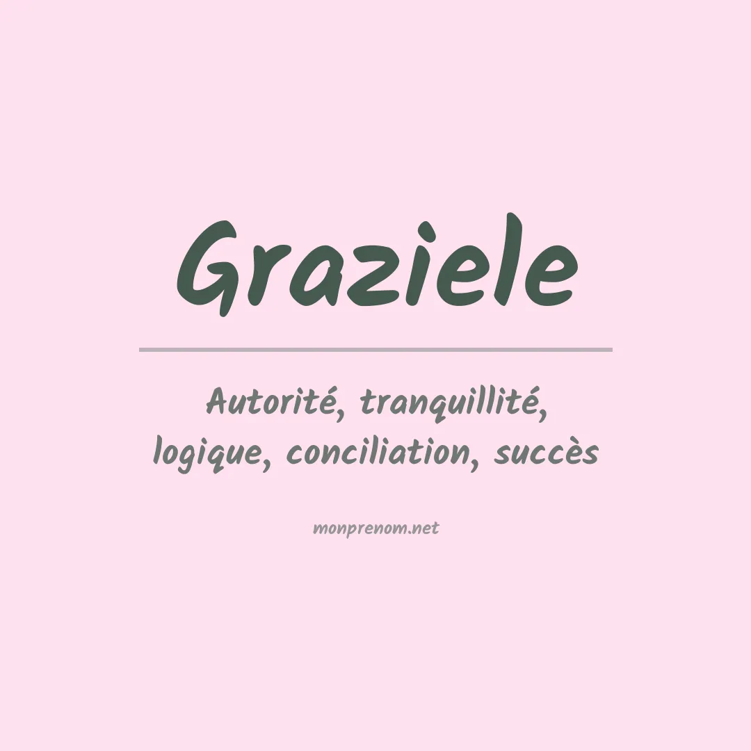 Prénom Graziele