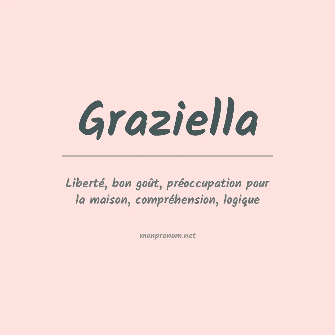 Prénom Graziella