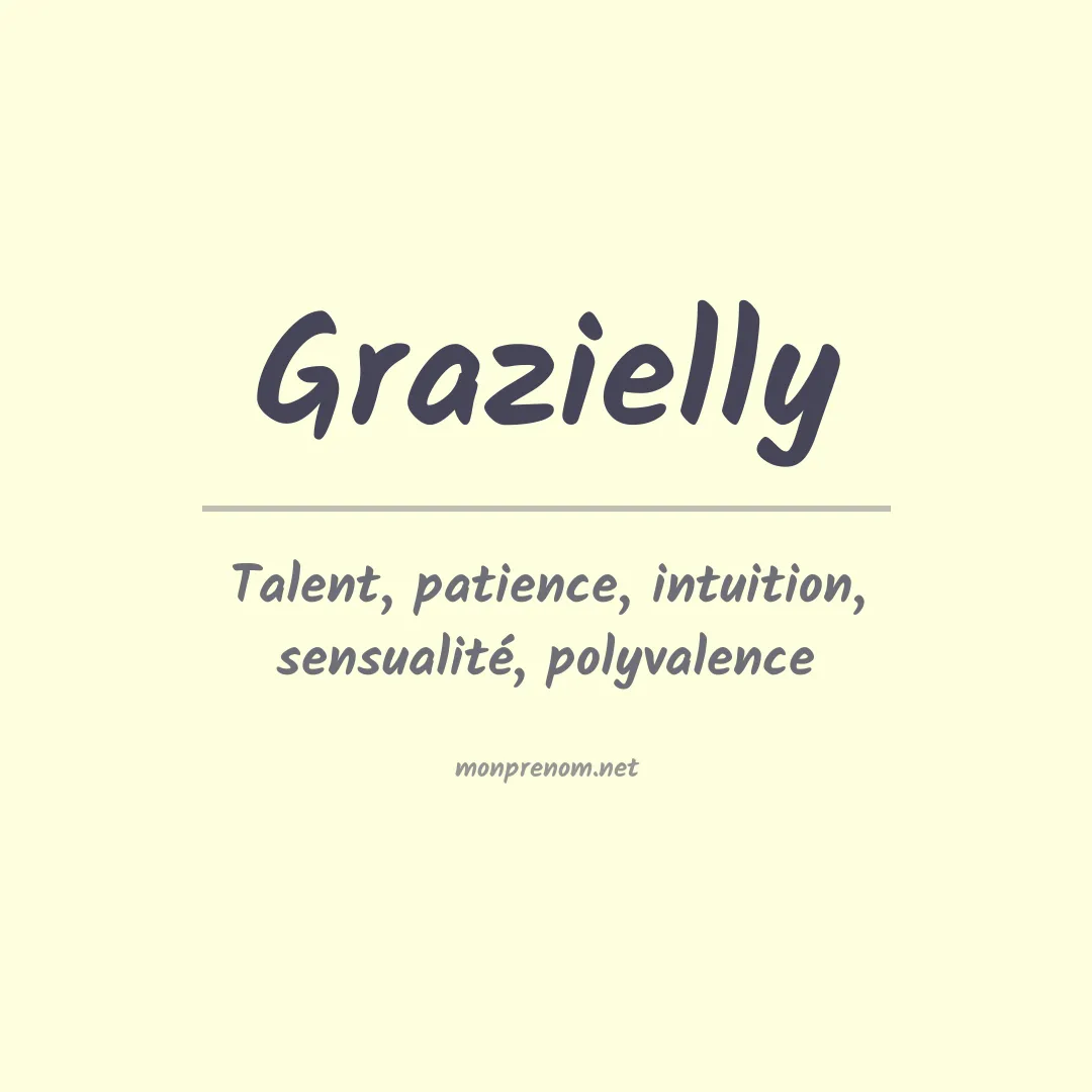 Signification du prénom Grazielly