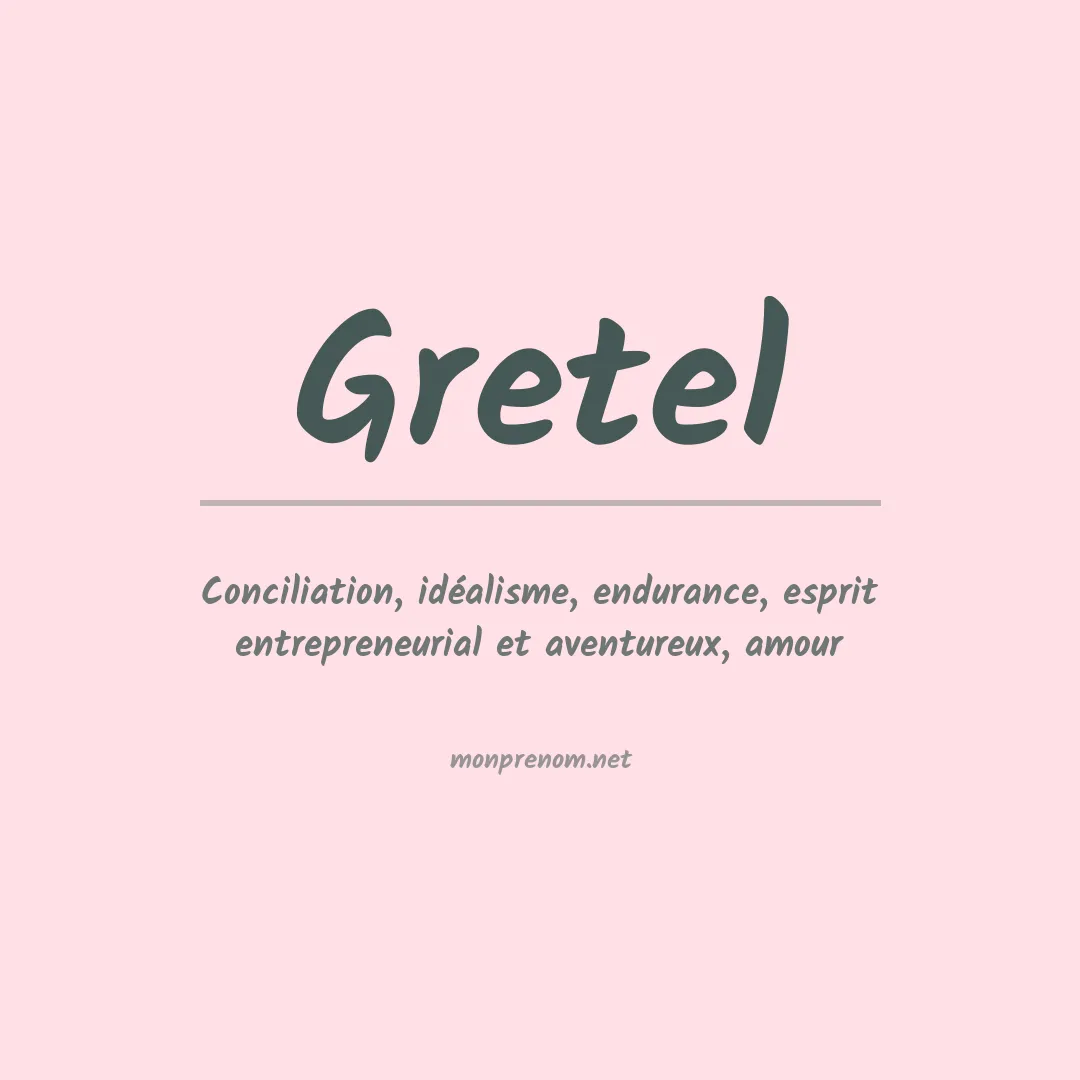 Prénom Gretel