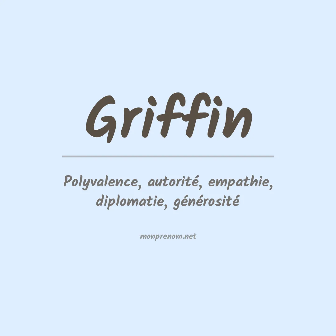Prénom Griffin
