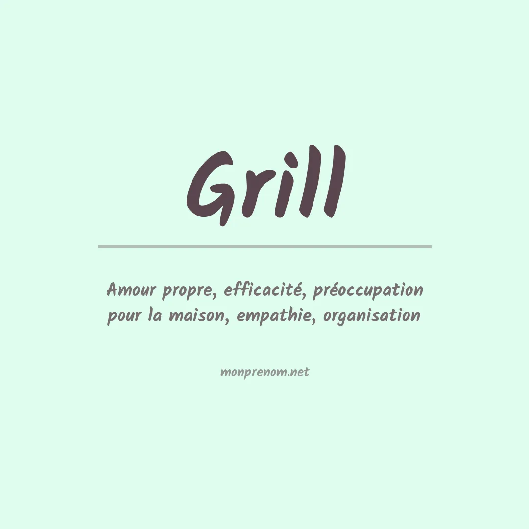 Prénom Grill
