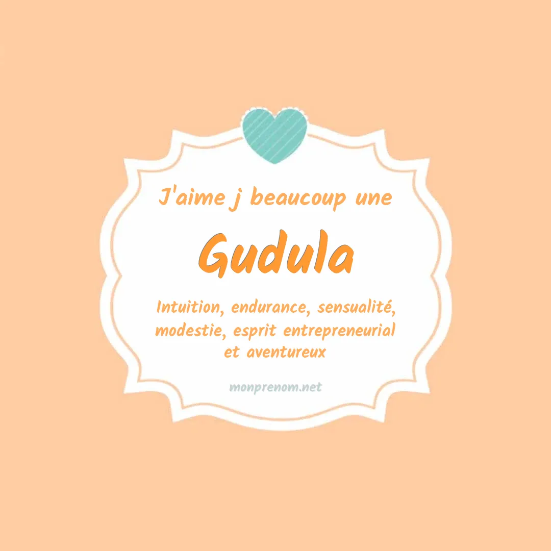 J'aime beaucoup Gudula