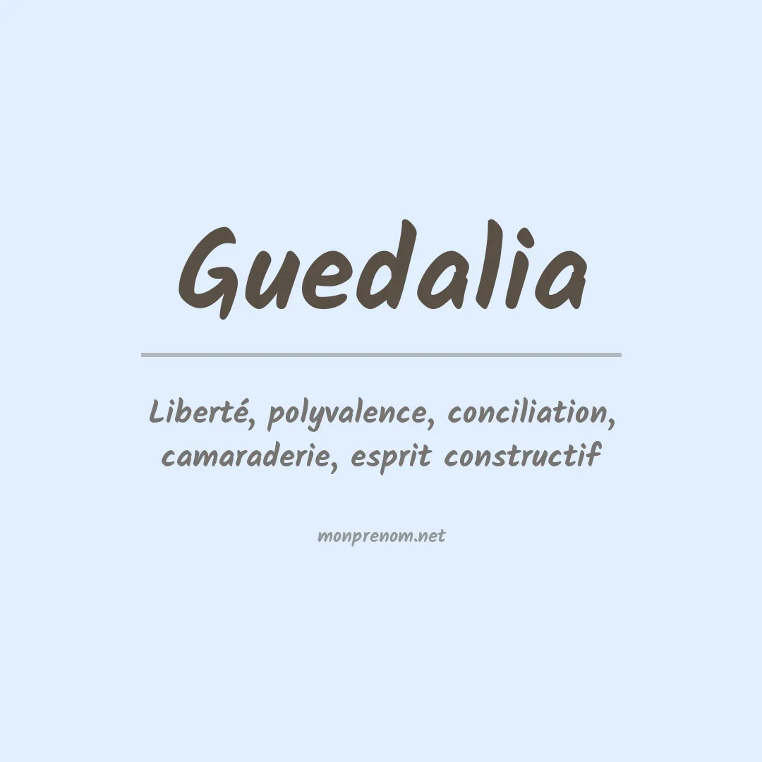 Signification du prénom Guedalia