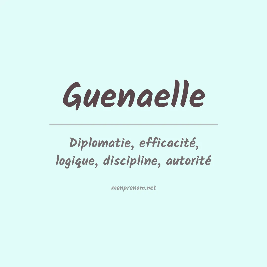 Prénom Guenaelle