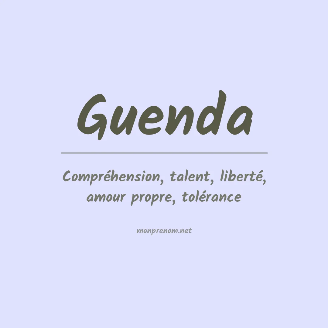Signification du prénom Guenda