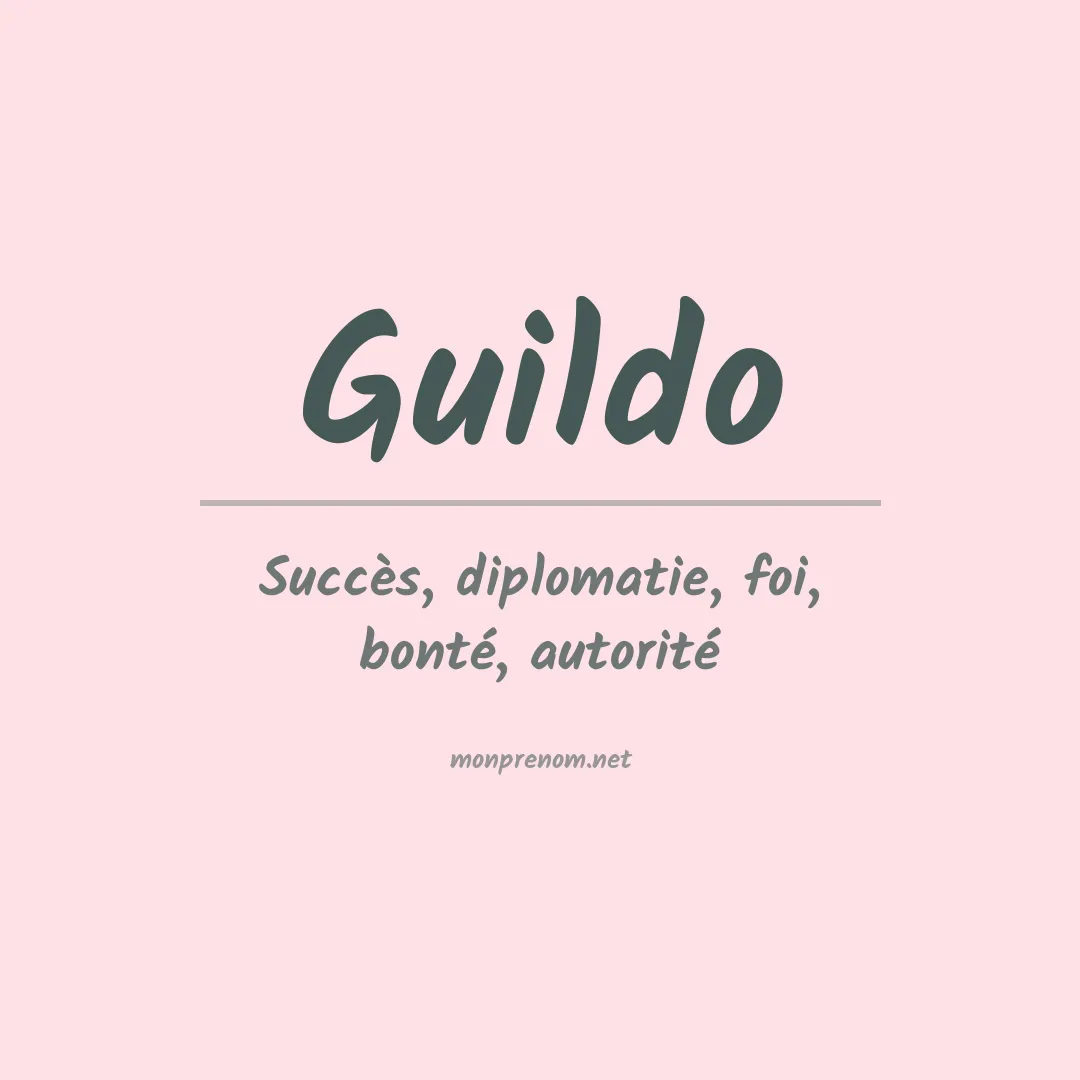 Prénom Guildo