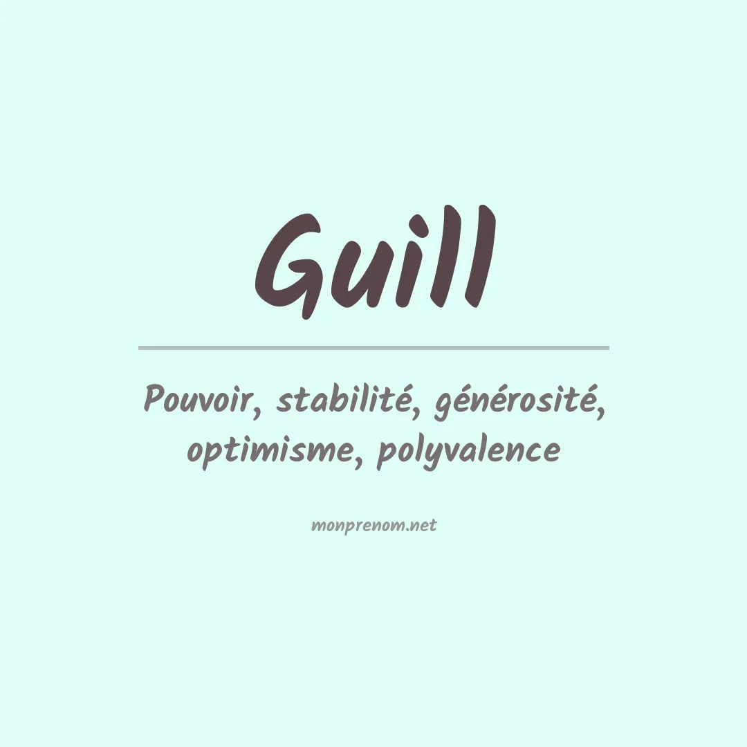 Prénom Guill