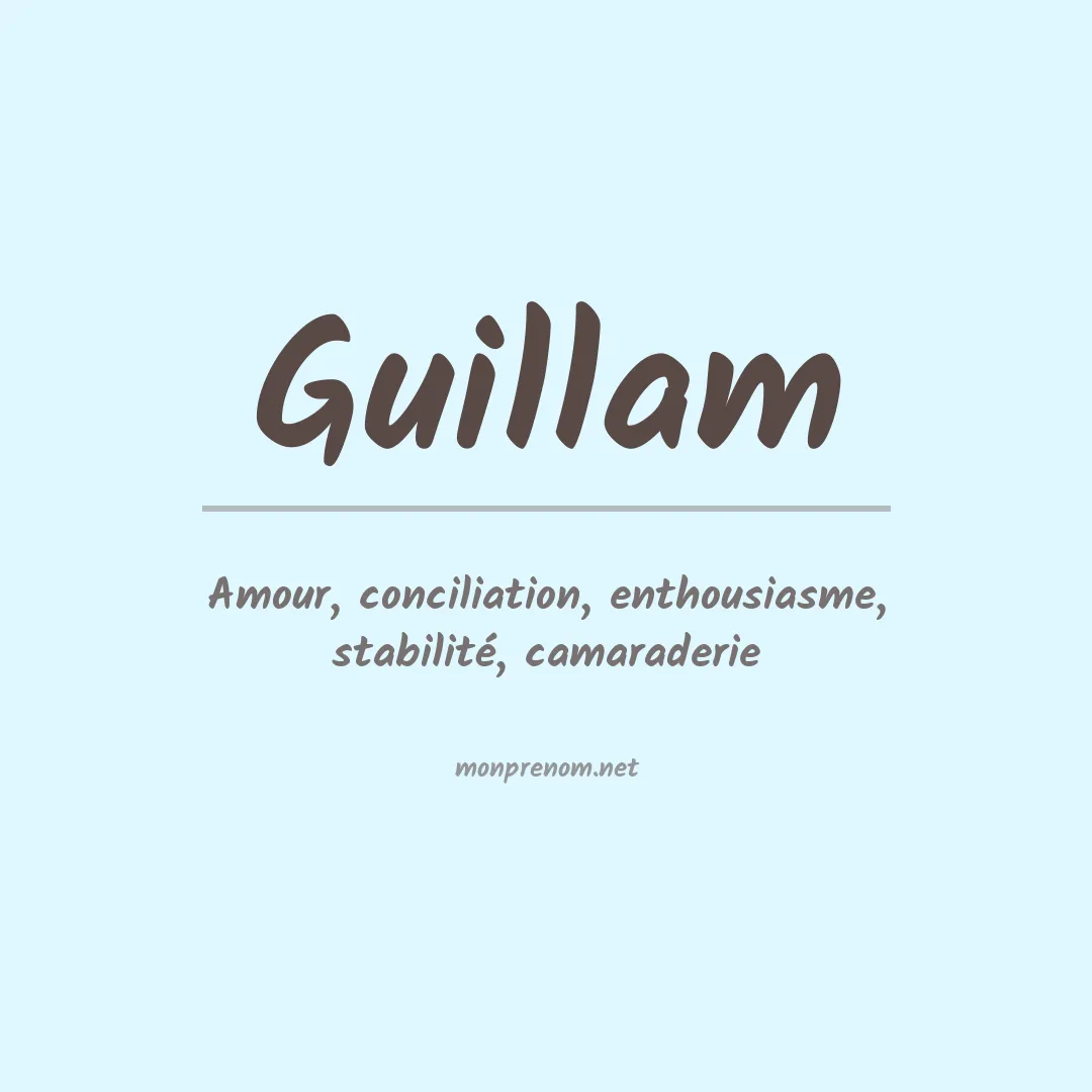 Prénom Guillam
