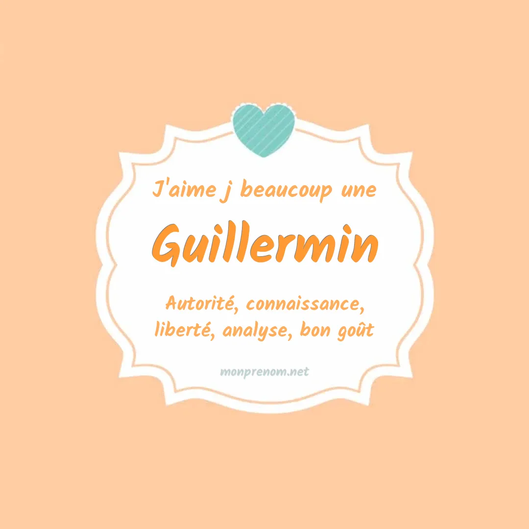 J'aime beaucoup Guillermin