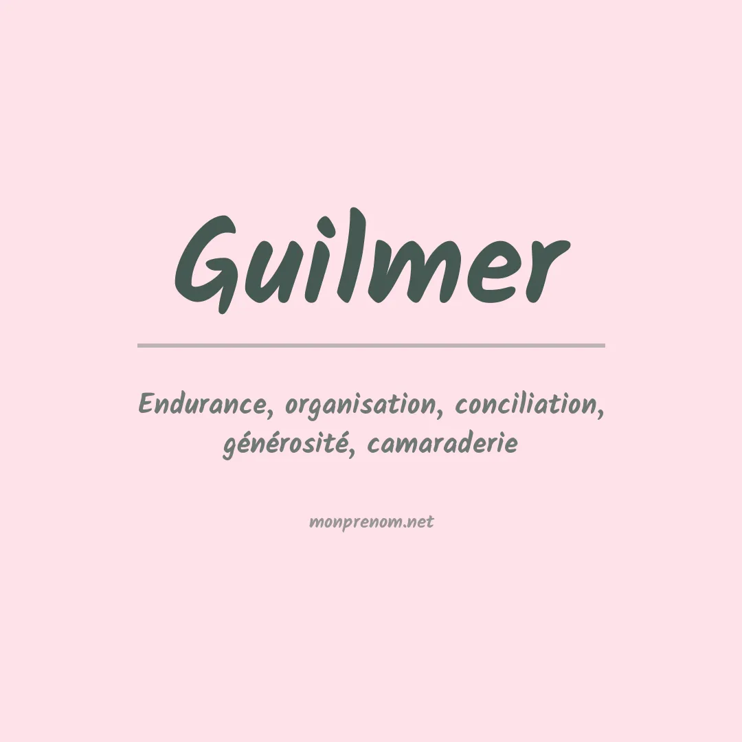 Prénom Guilmer