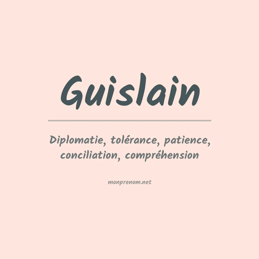 Prénom Guislain