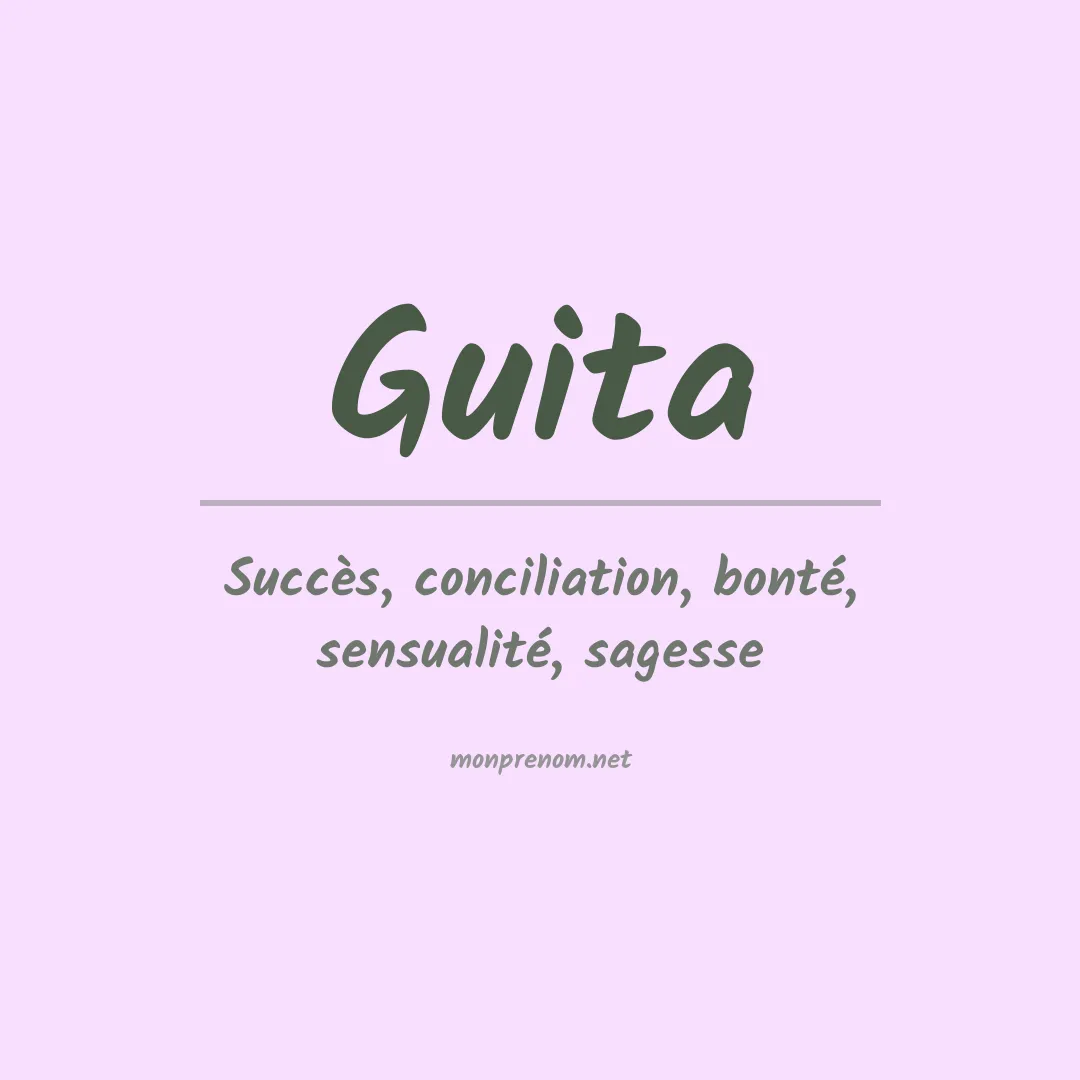 Prénom Guita
