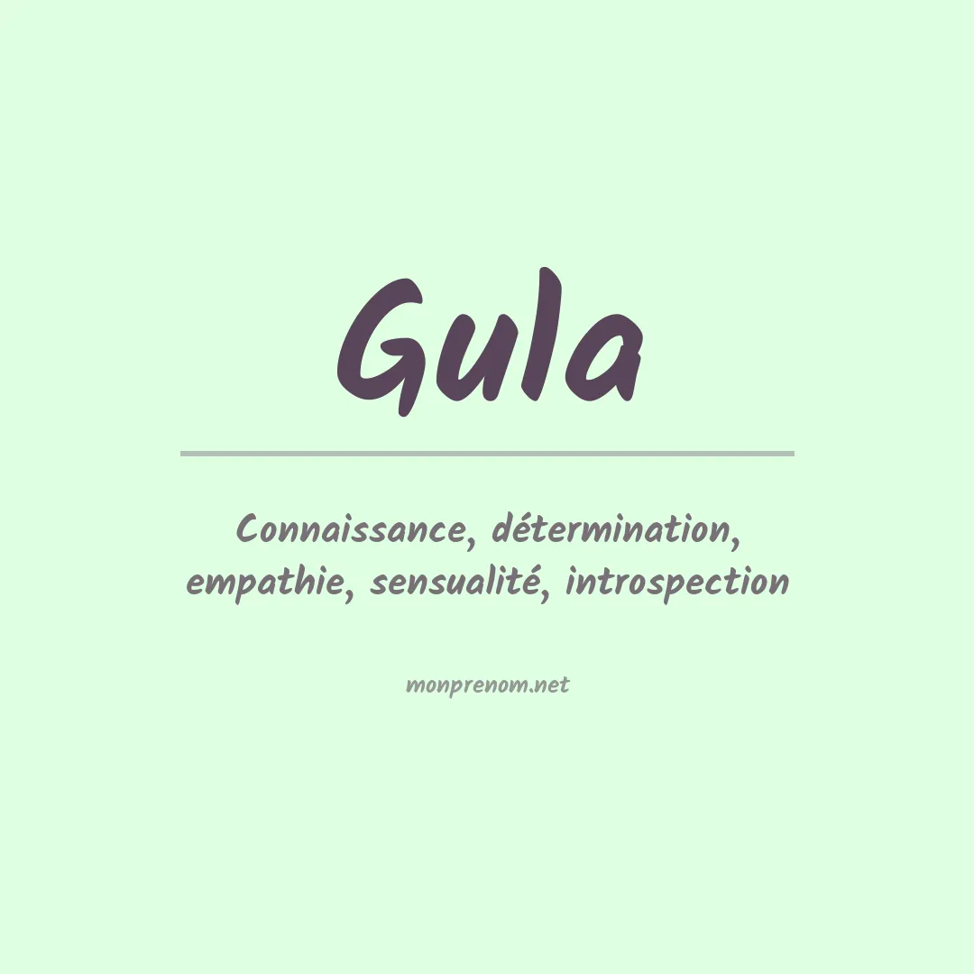 Prénom Gula