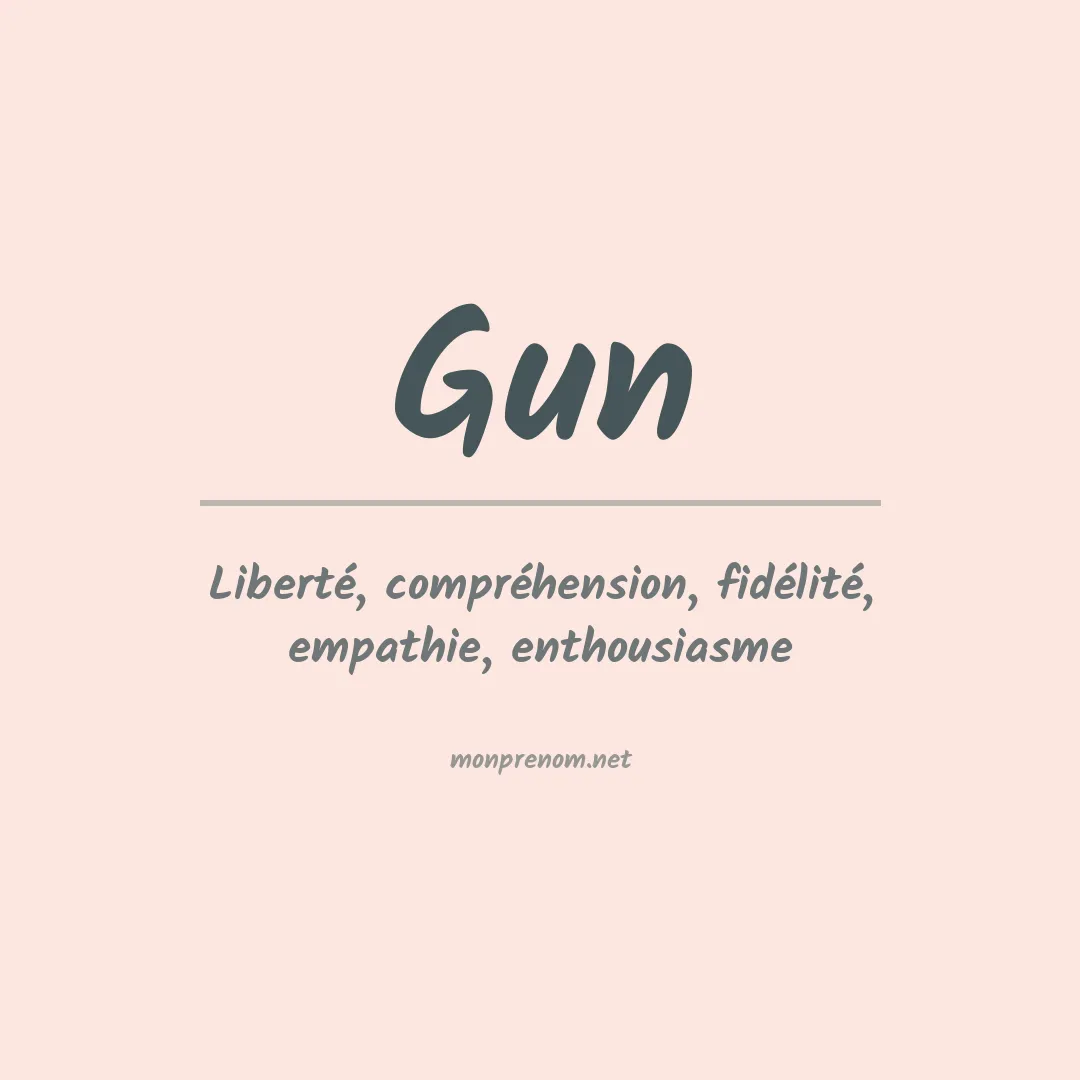Signification du prénom Gun