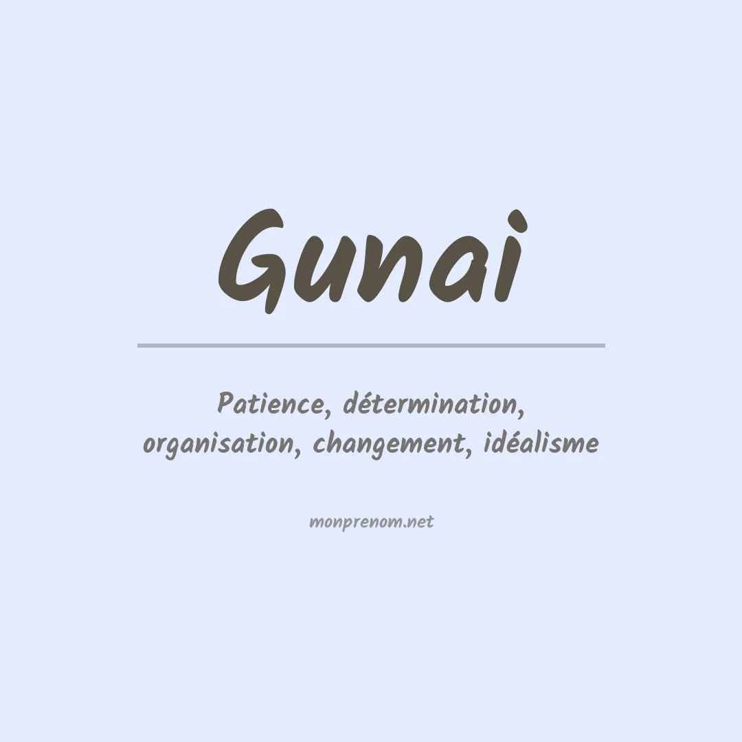 Prénom Gunai