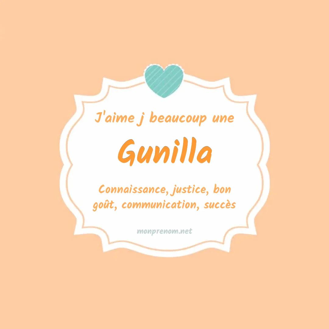 J'aime beaucoup Gunilla