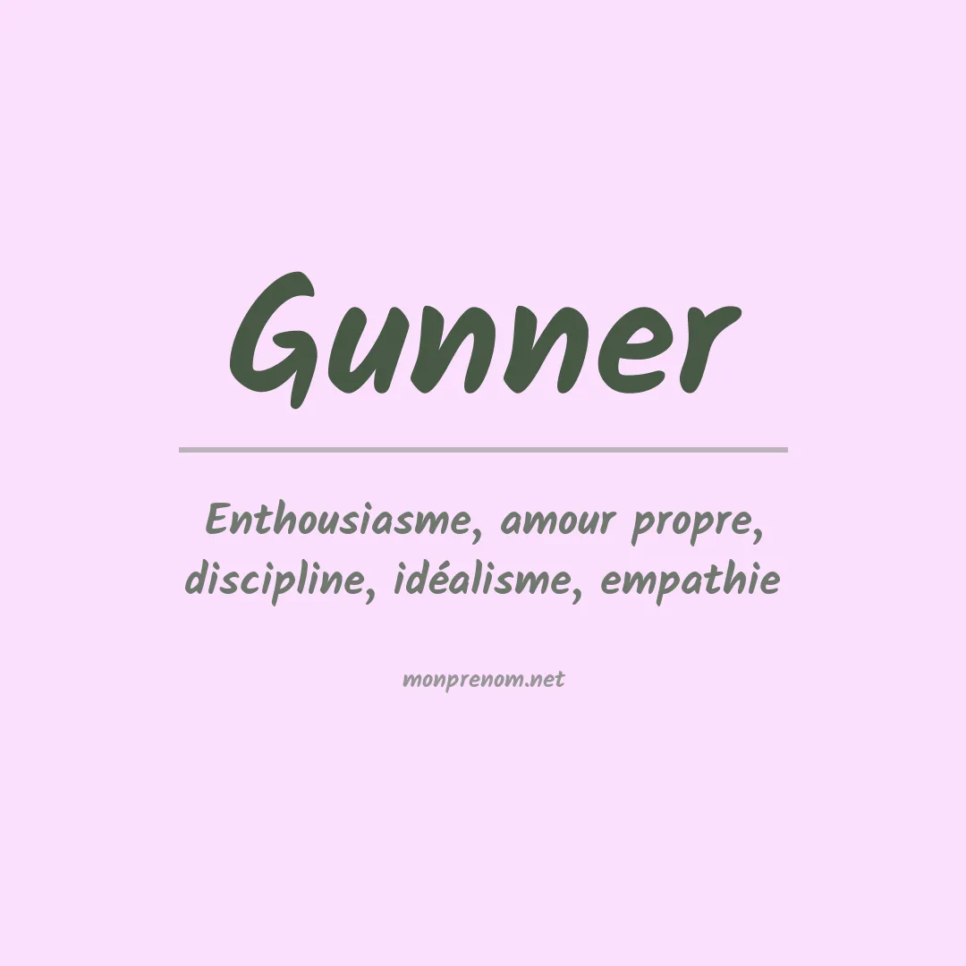 Prénom Gunner