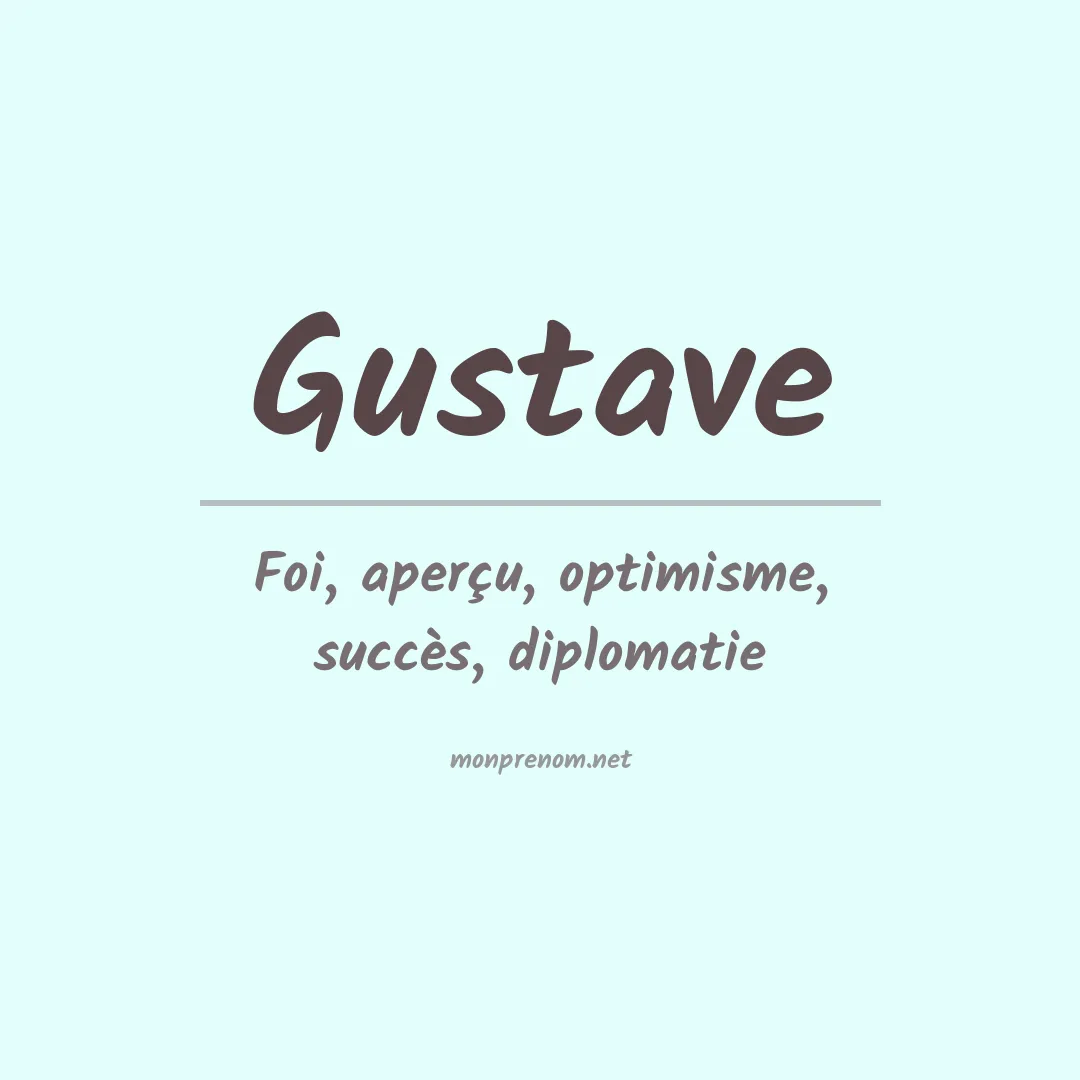 Prénom Gustave