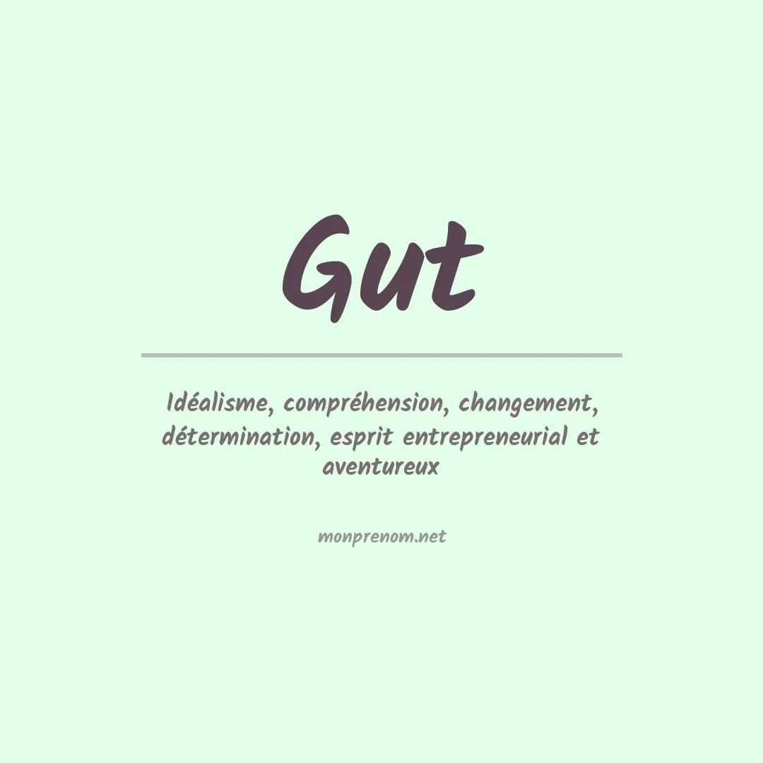 Prénom Gut