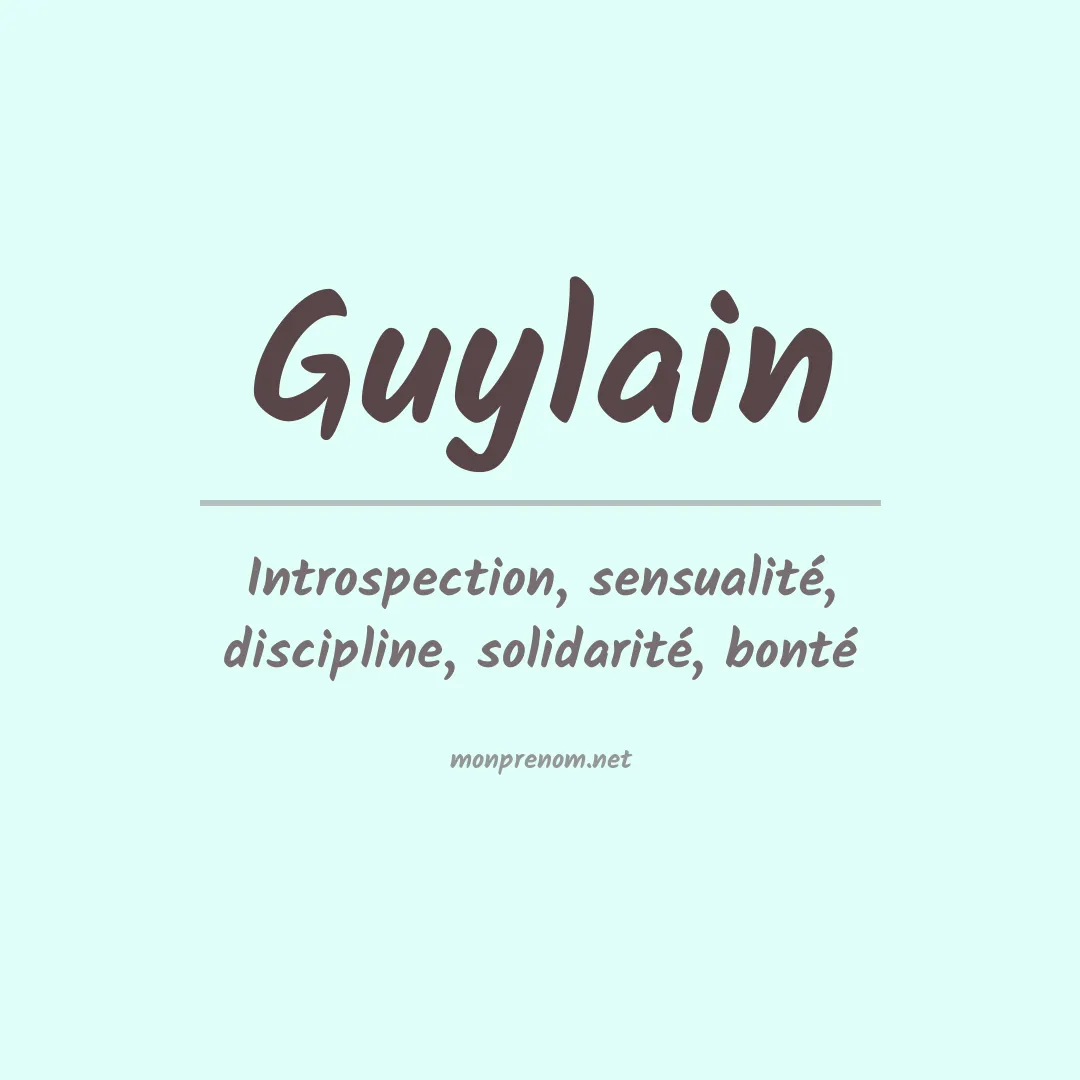 Prénom Guylain