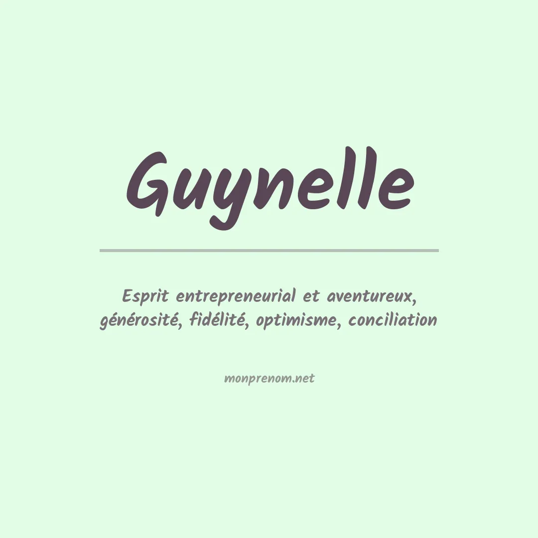Prénom Guynelle