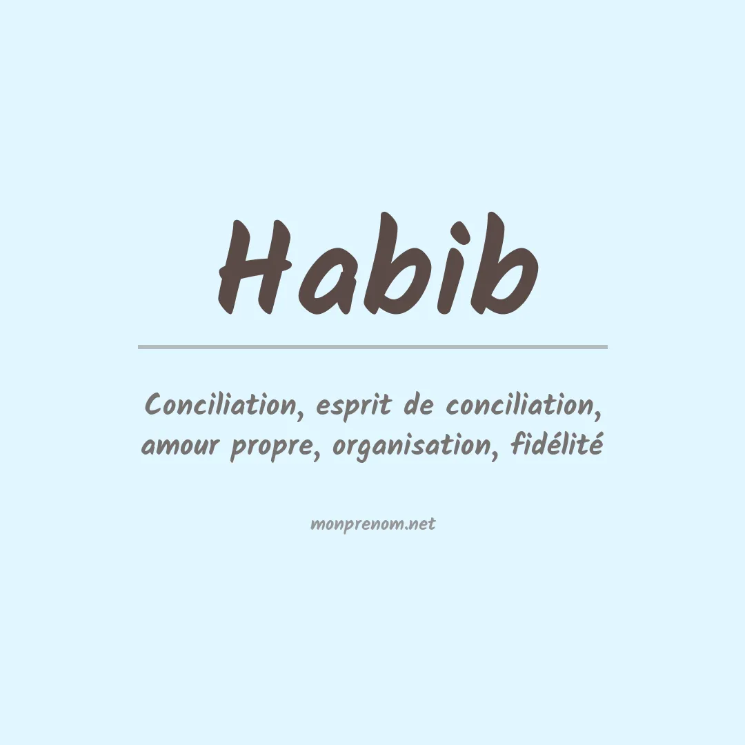 Prénom Habib