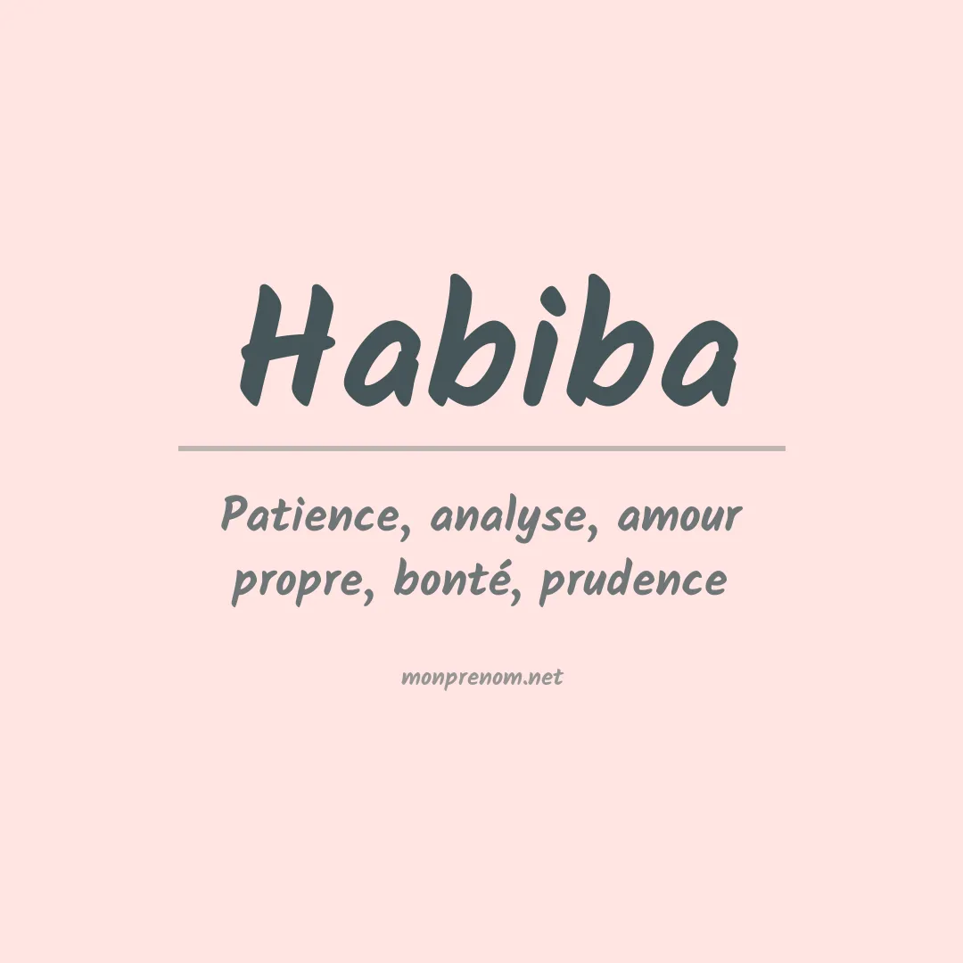 Prénom Habiba