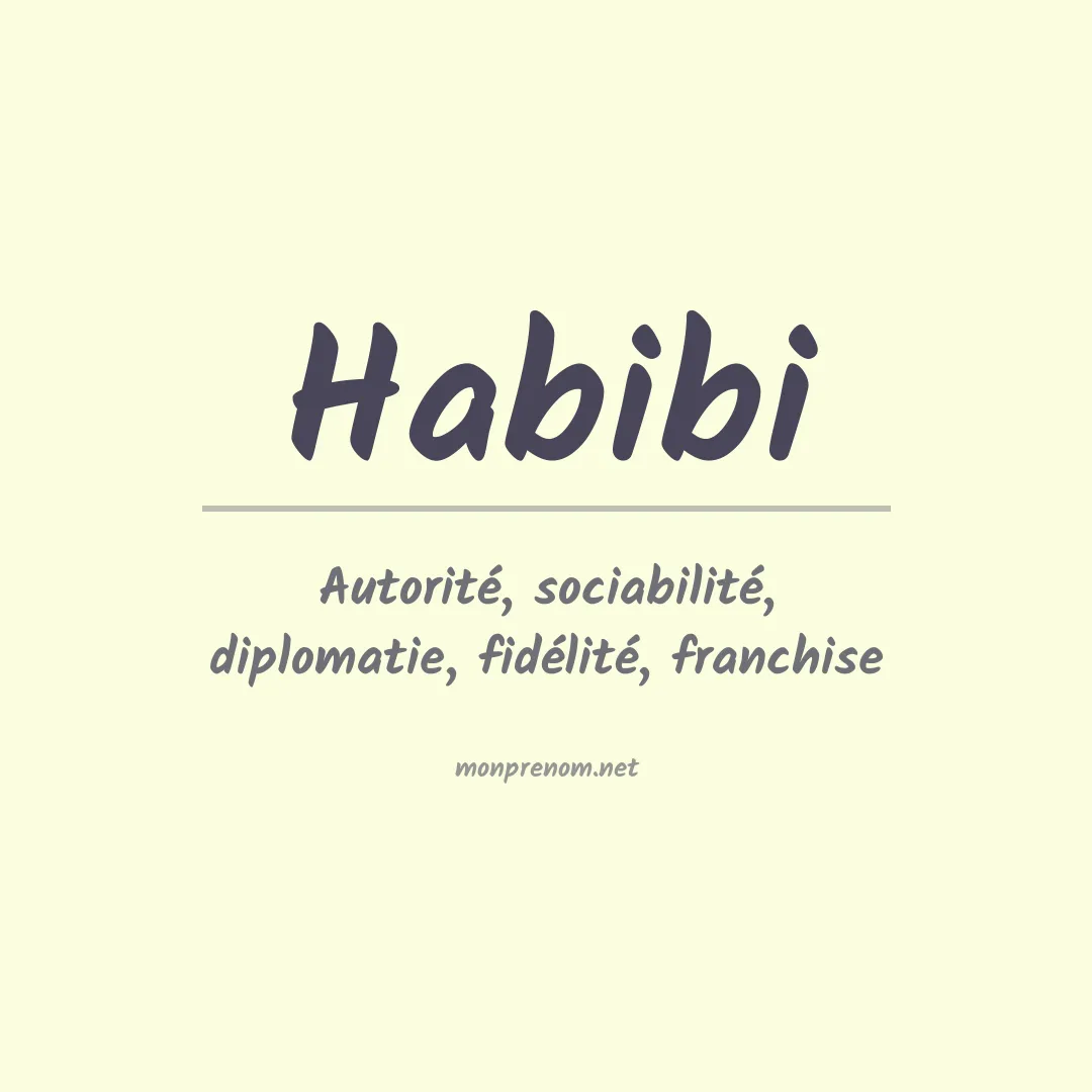 Prénom Habibi