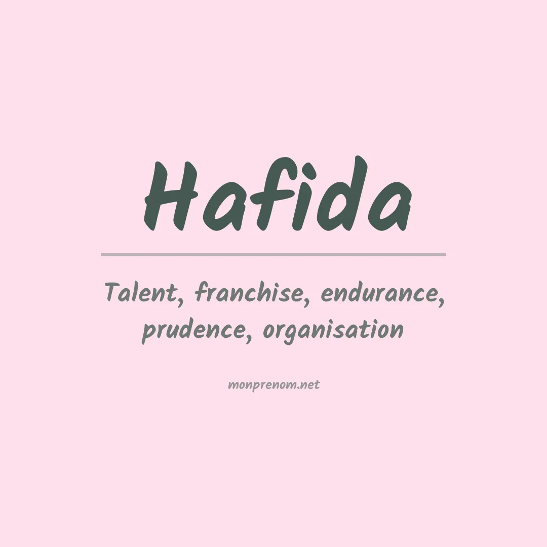 Prénom Hafida
