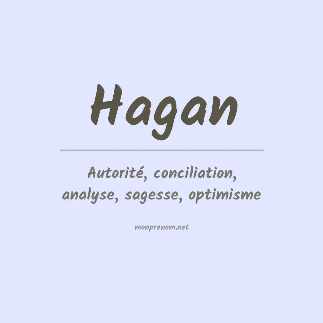 Prénom Hagan