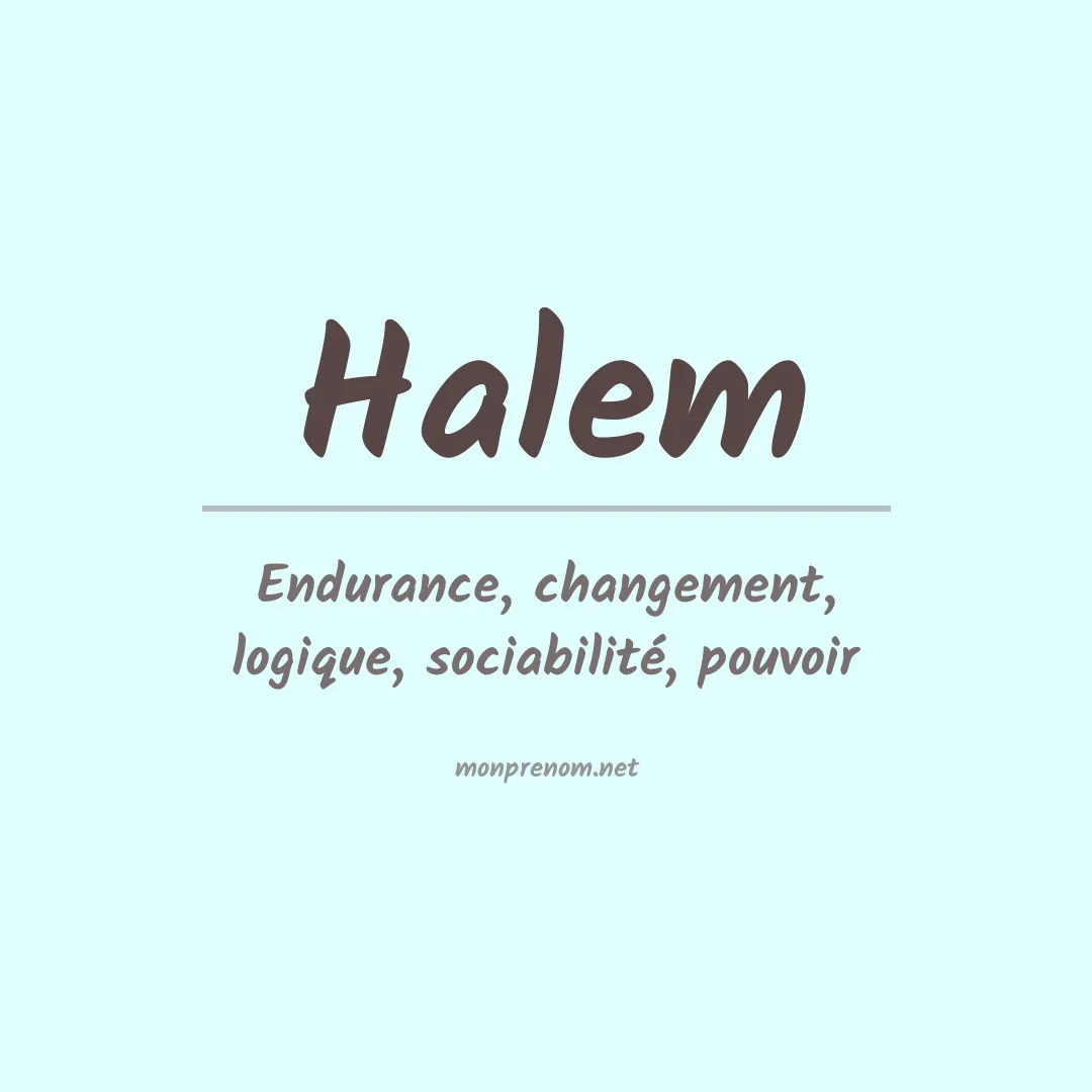 Prénom Halem