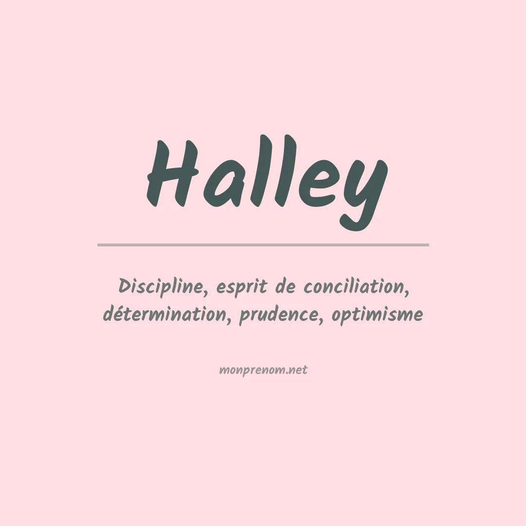 Prénom Halley
